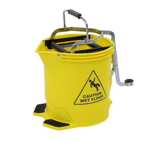 EDCO 15 LITRE METAL WRINGER BUCKET