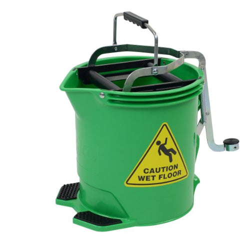 EDCO 15 LITRE METAL WRINGER BUCKET