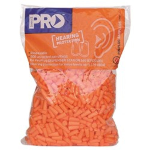 Probullet Refill Bag For Dispenser Uncorded - 500 uncorded pairs
