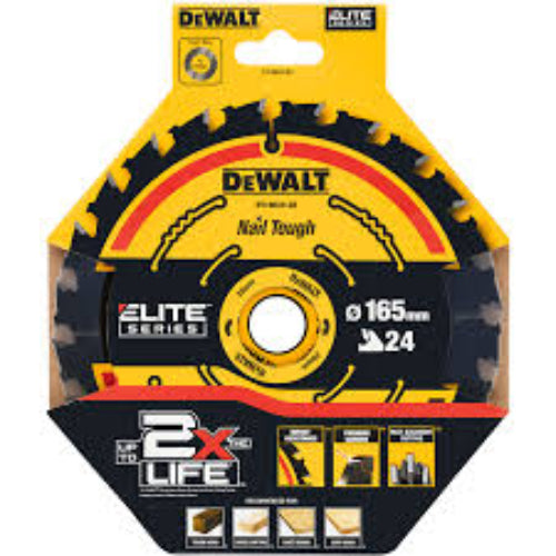 Dewalt Elite 165mm Circular Saw Blade