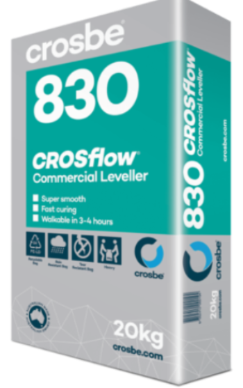 Crosbe 830 Crosflow Commercial Leveller packaging on a white background