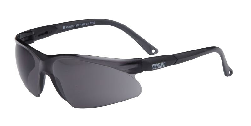 COLORADO Safety Glasses - Smoke Lens box of 12 pairs