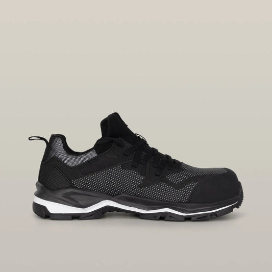 Y60190-BLA Hard Yakka Icon Lace Up Composite Toe Safety Shoe - Black